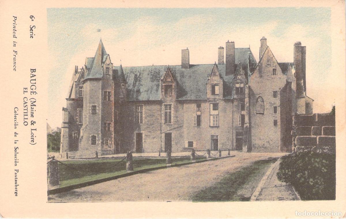 Postkarten: Postal Castillo de Baug&eacute; Francia - Colecci&oacute;n Soluci&oacute;n Pautauberge