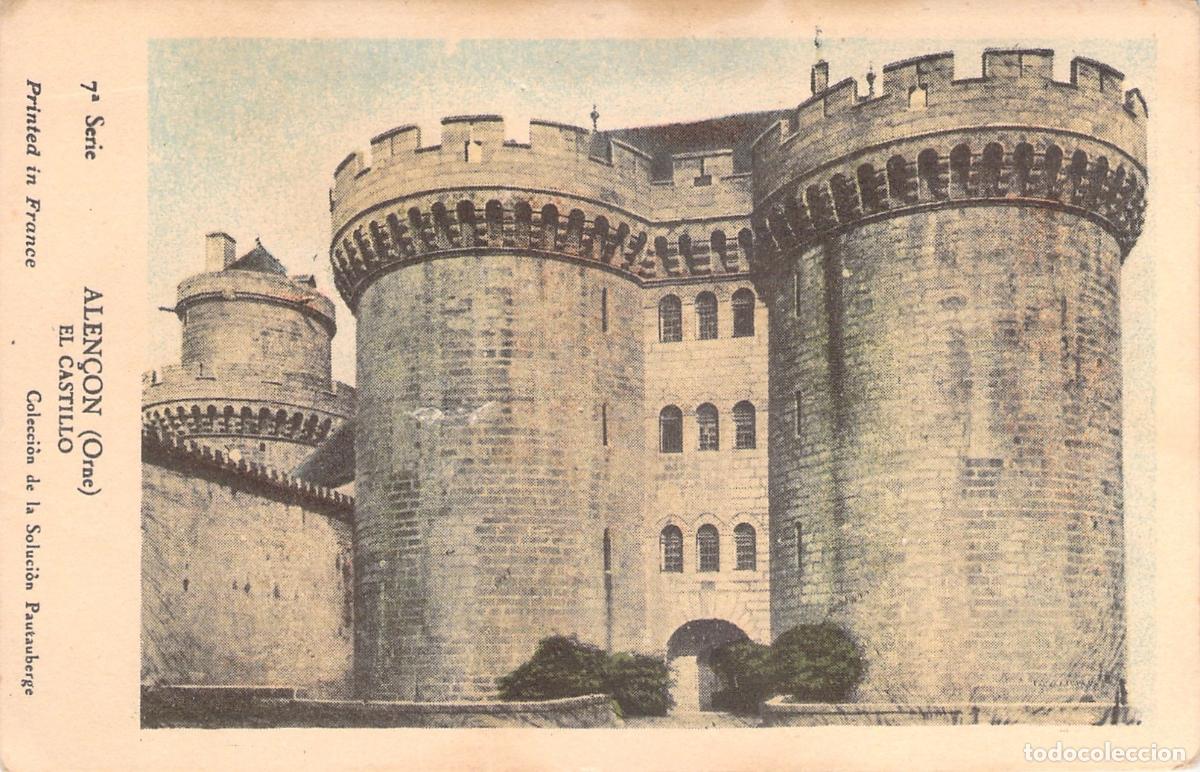 Postkarten: Postal Castillo de Alen&ccedil;on en Francia Colecci&oacute;n Pautauberge