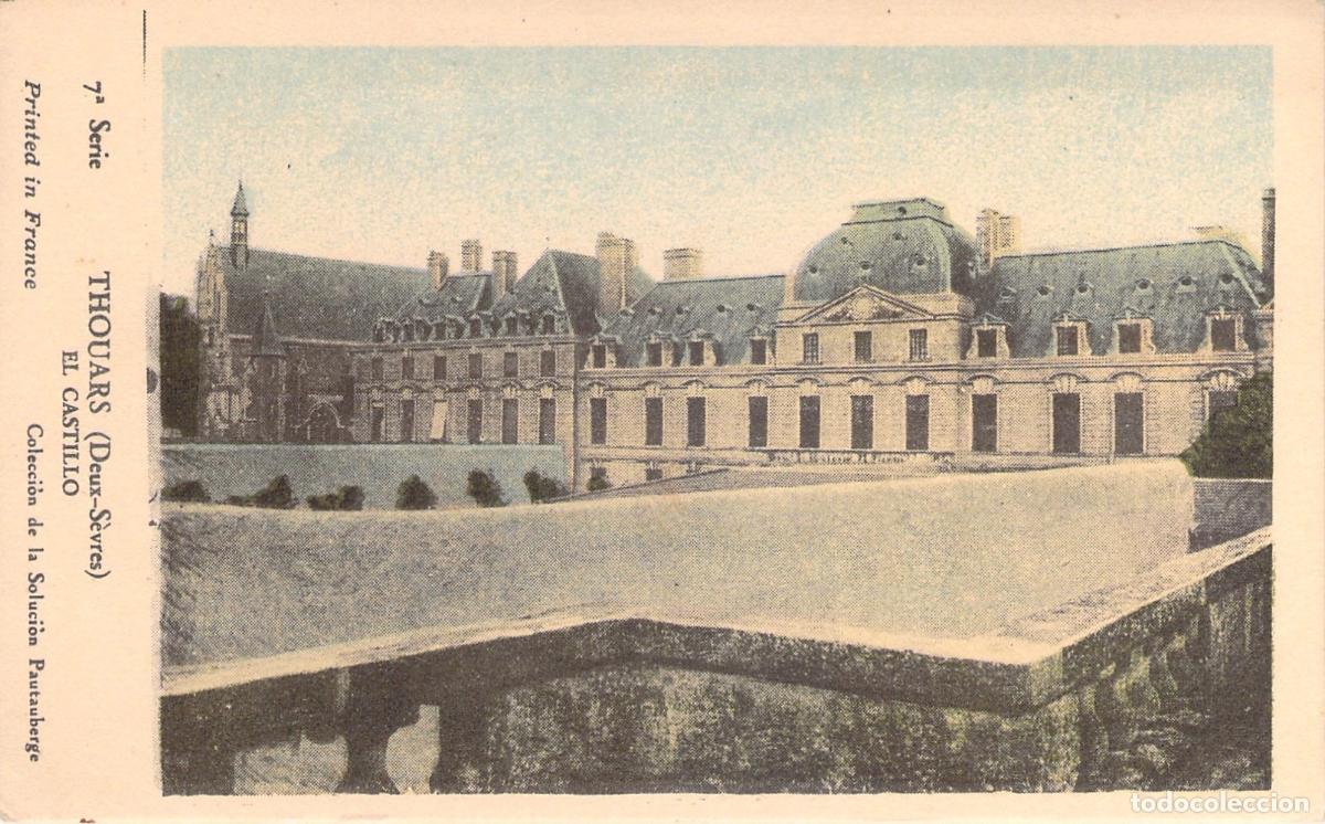Postkarten: Postal del Castillo de Thouars en Deux-S&egrave;vres, Francia