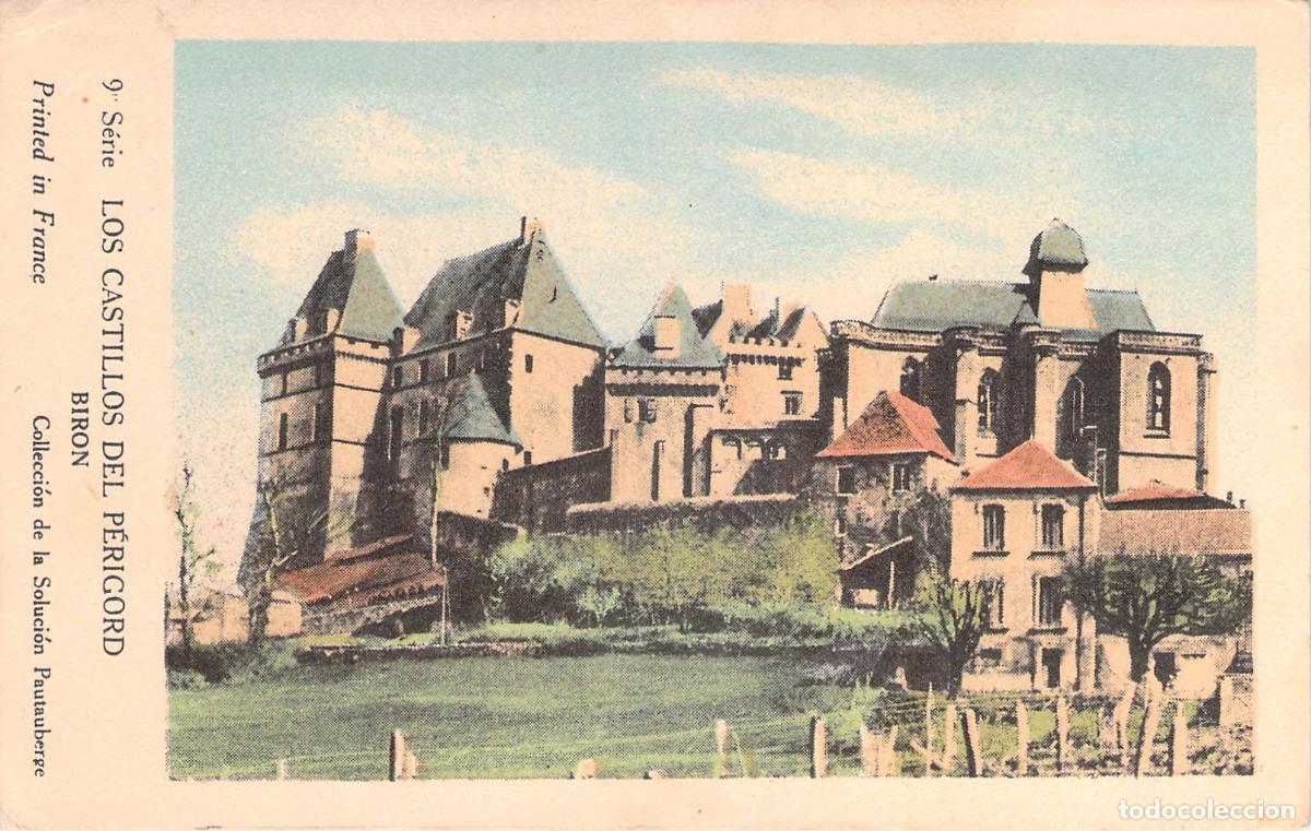 Cartes Postales: Postal del Castillo de Biron, Los Castillos del P&eacute;rigord