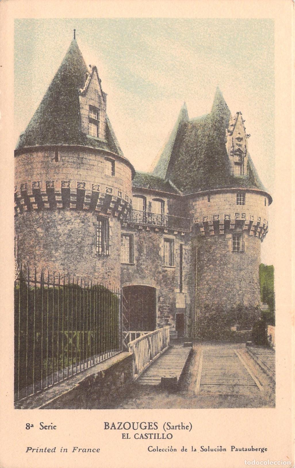 Cartes Postales: Postal del Castillo de Bazouges en Sarthe, Francia