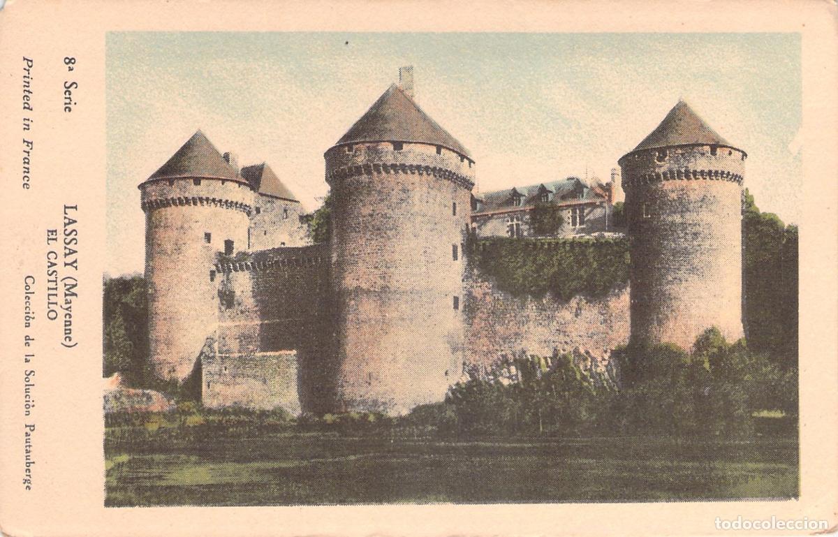 Cartes Postales: Postal del Castillo de Lassay en Mayenne Francia Fortaleza Medieval