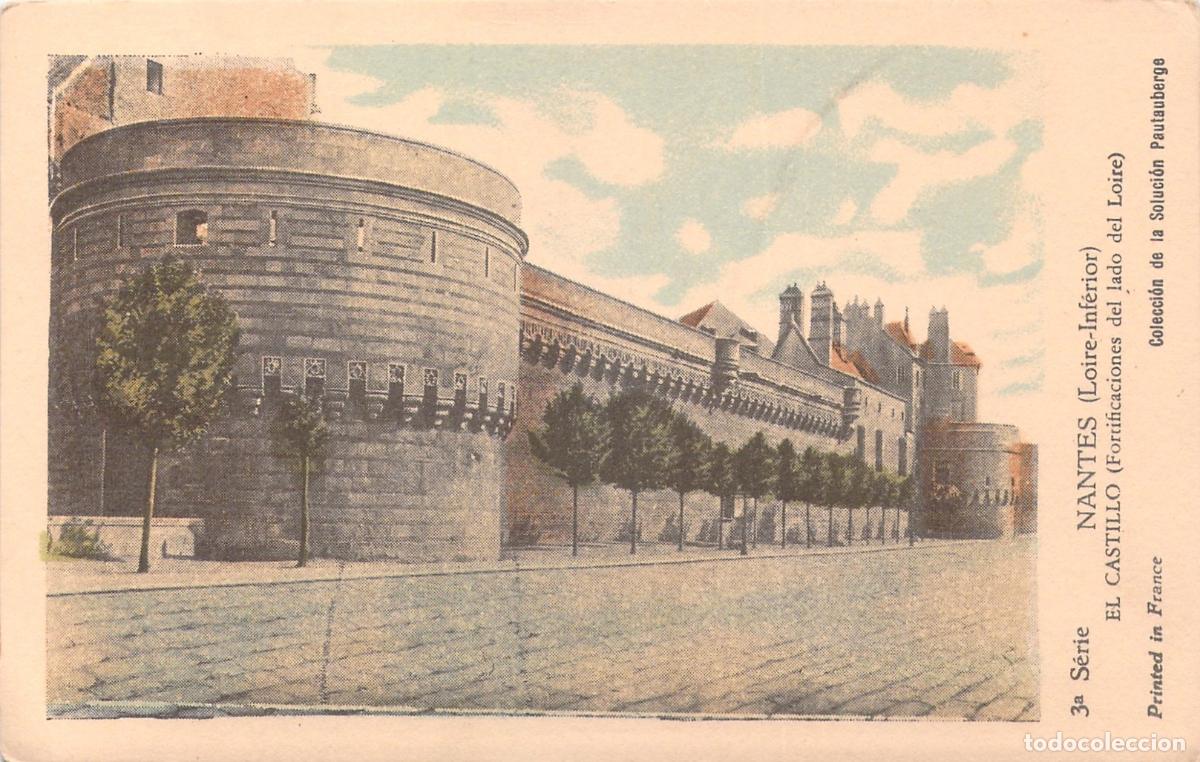 Postales: Postal de Nantes: Castillo y Fortificaciones del Loire