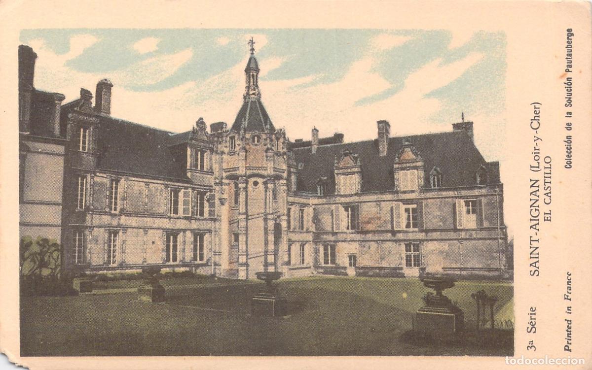 Postales: Postal Castillo de Saint-Aignan Francia Colecci&oacute;n Pautauberge