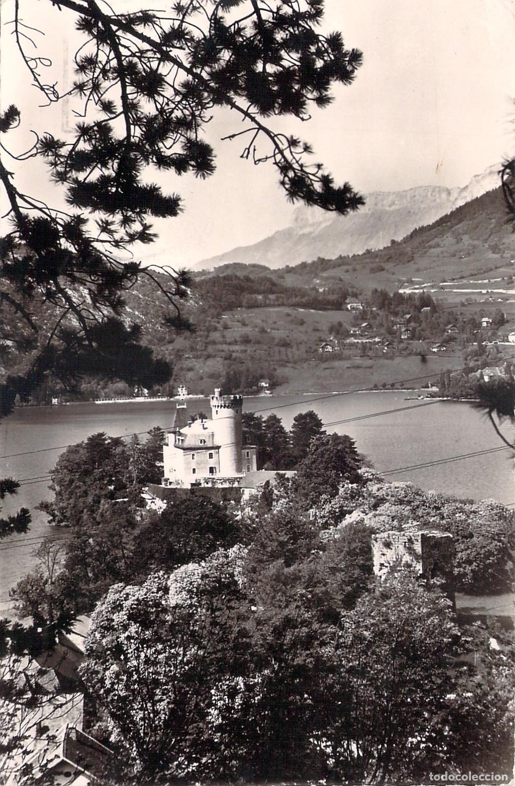 Postales: Postal de Duingt y el Castillo de Ruphy, Lago de Annecy, Francia