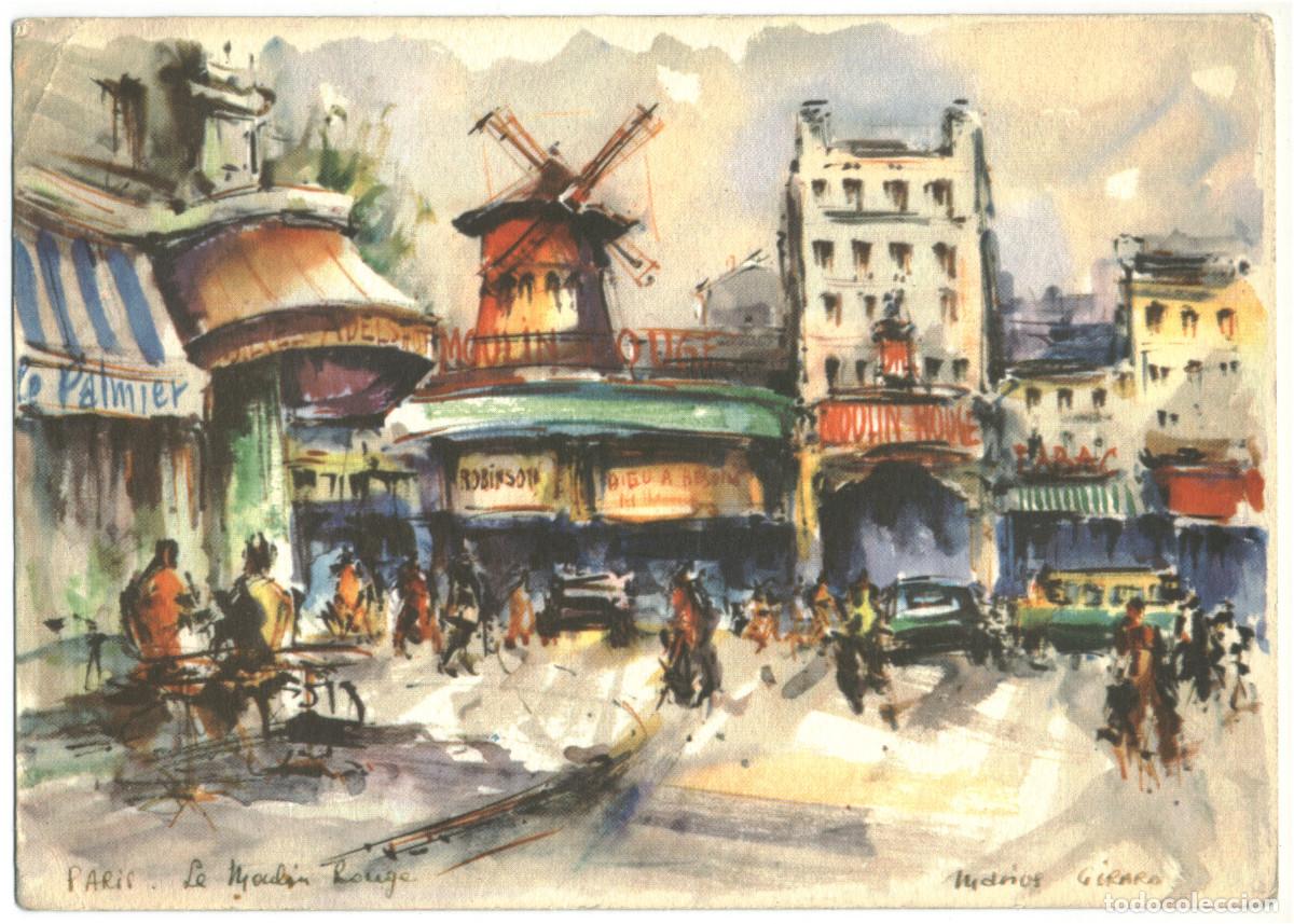 Postales: PARIS_Moulin Rouge_C'est Paris