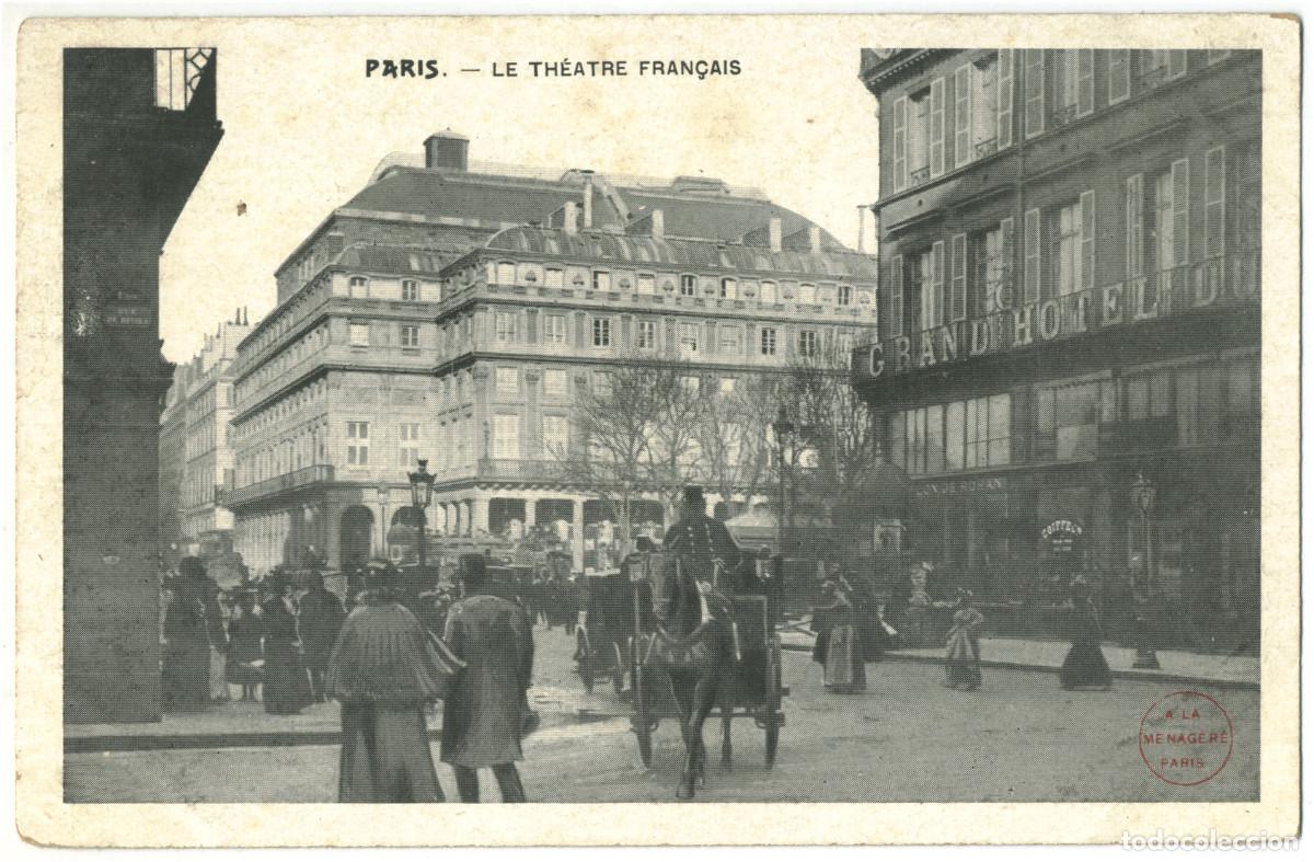 Postales: PARIS_Th&eacute;&acirc;tre Fran&ccedil;ais_Menager&egrave;