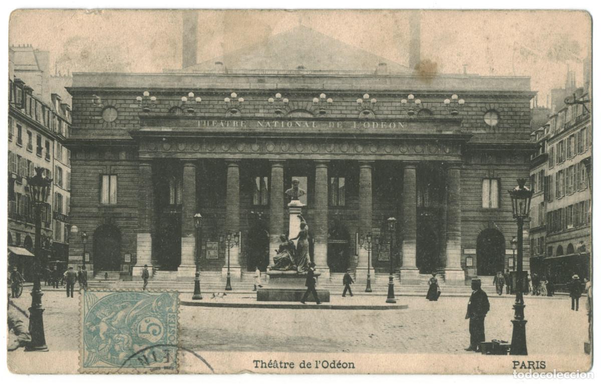 Postales: PARIS_Th&eacute;&acirc;tre de l'Od&eacute;on_Sin adtos