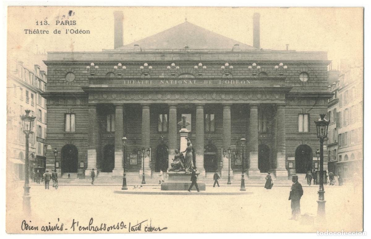 Postales: PARIS_Th&eacute;&acirc;tre National de l'Od&eacute;on_Sin datos 113+