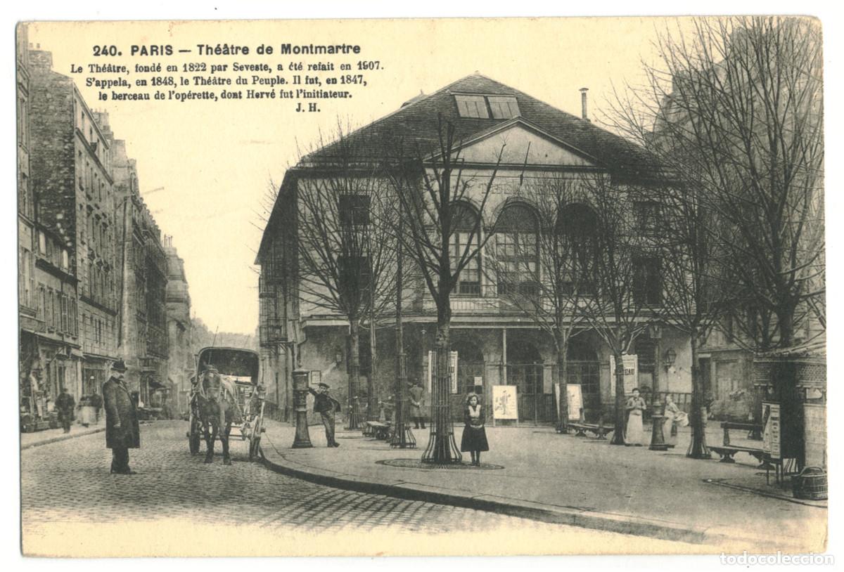 Cartes Postales: PARIS_Th&eacute;&acirc;tre de Montmartre_L. Boisson 240