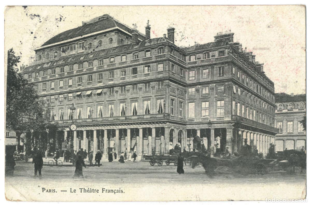 Postkarten: PARIS_Th&eacute;&acirc;tre Fran&ccedil;ais_H&ocirc;tel Beau S&eacute;jour / Teatros Francia