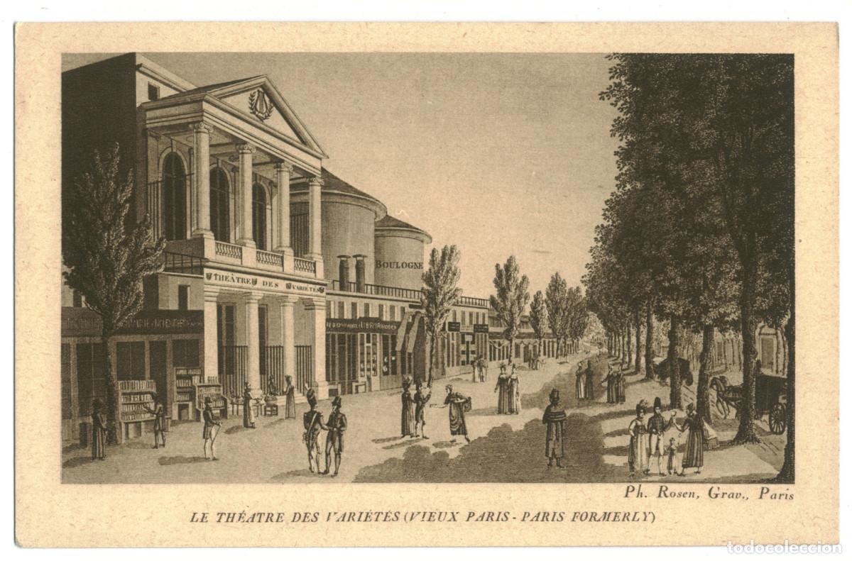 Postcards: PARIS_Th&eacute;&agrave;tre des Vari&eacute;t&eacute;s_Ph. Rosen / Teatros Francia