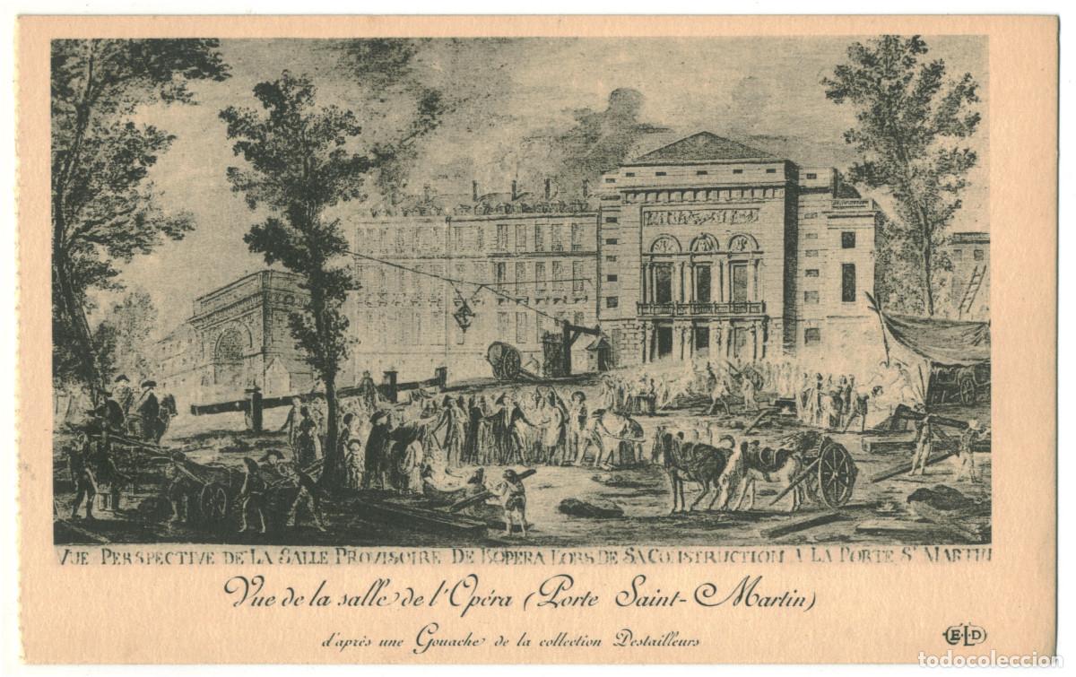Postales: PARIS_Op&eacute;ra de la Porte Saint Martin_ELD / Teatros Francia