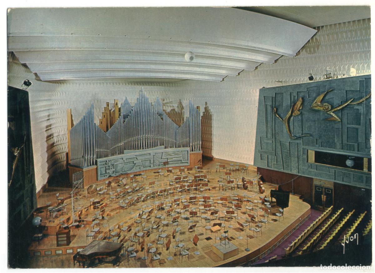 Postales: PARIS_Maison de la Radio Salle de Concrt_Yvon E.K.B. 6042 / Teatros Francia