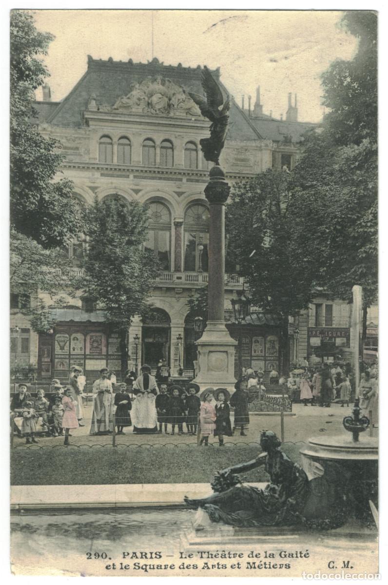 Postales: PARIS_Th&eacute;&acirc;tre de la Gait&eacute;_C.M. 290 / Teatros Francia