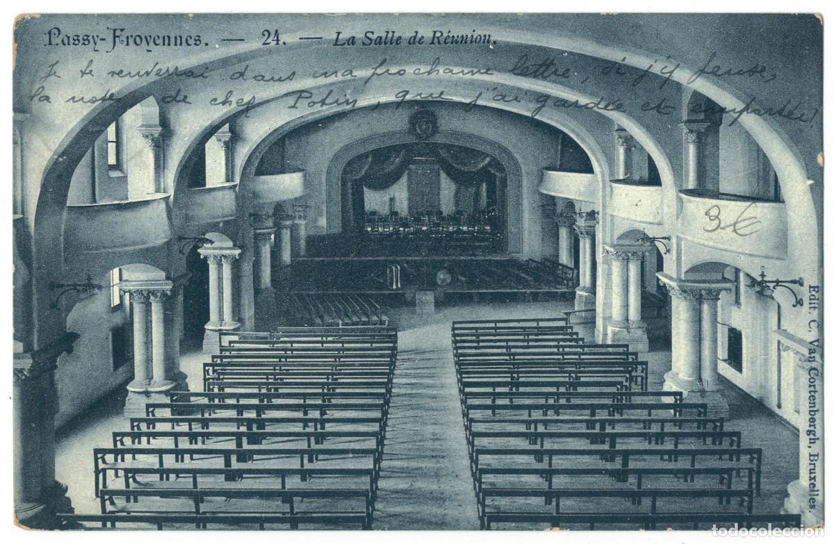 Postales: PASSY FROYENNES_Salle de R&eacute;union_C. Van Cortenbergh 24 / Teatros Francia