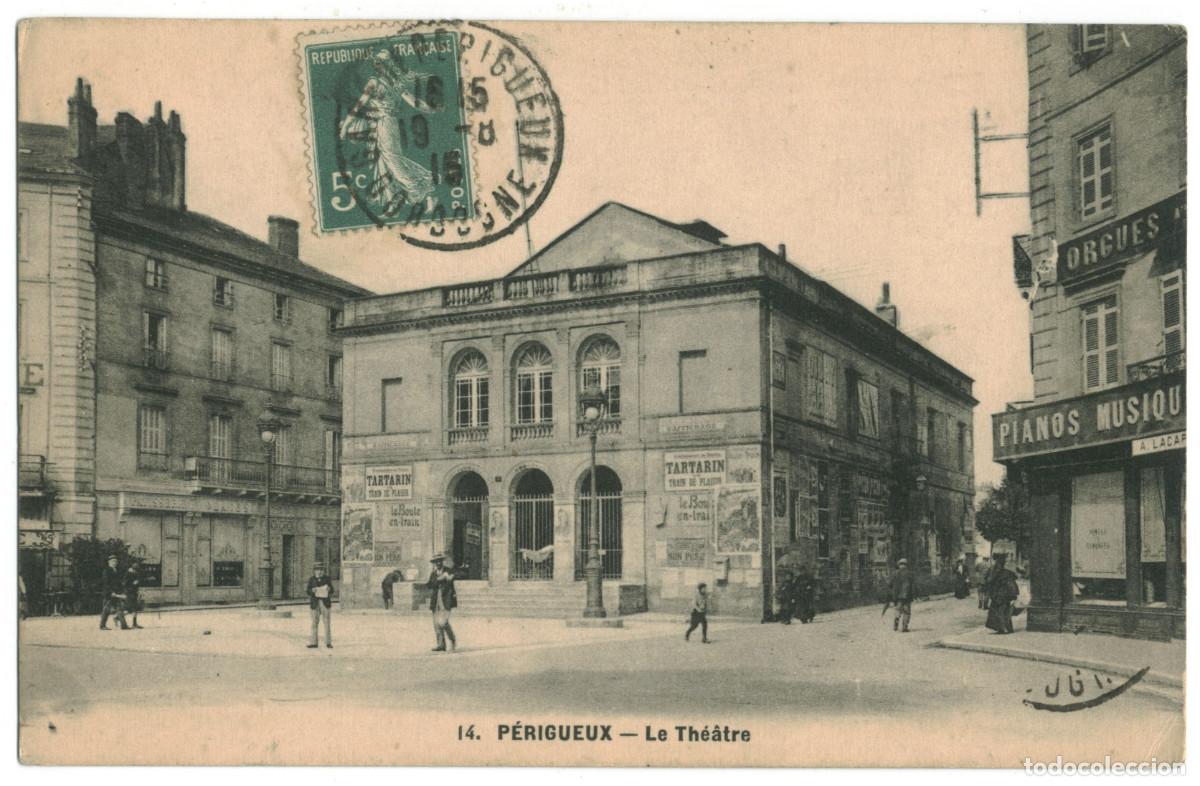 Postales: P&Eacute;RIGUEUX_Th&eacute;&acirc;tre_Sin datos 14 / Teatros Francia