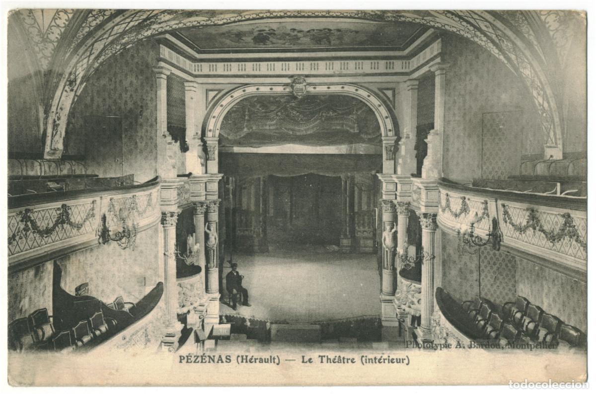 Postales: P&Eacute;Z&Eacute;NAS_Th&eacute;&acirc;tre_A. Bardon / Teatros Francia