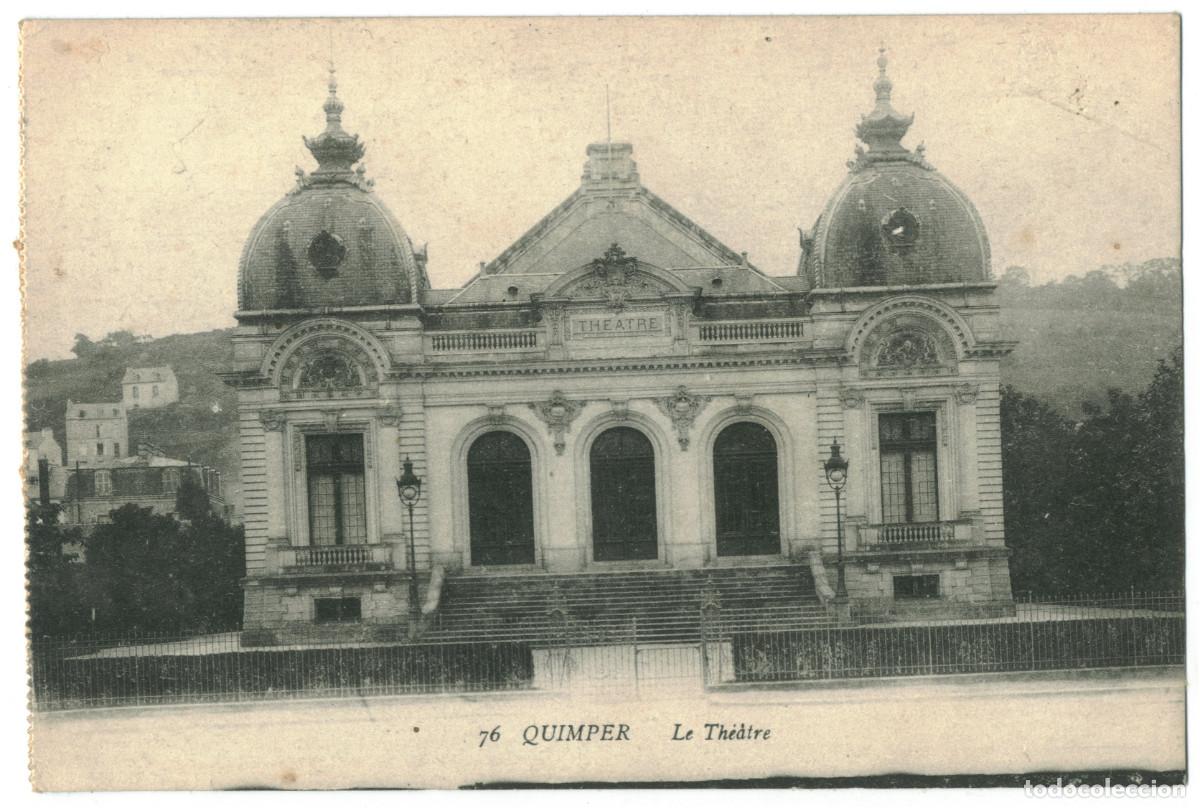 Postales: QUIMPER_Th&eacute;&acirc;tre_Artaud et Nozais 76 / Teatros Francia