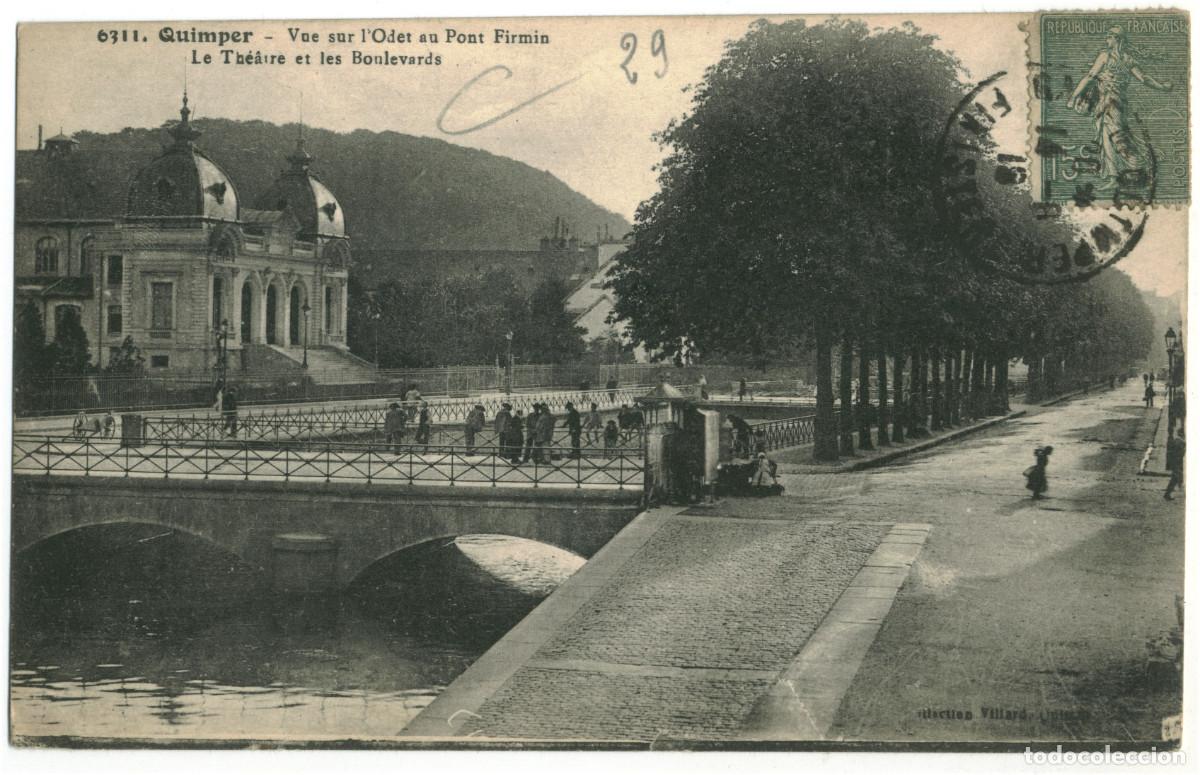 Postales: QUIMPER_Th&eacute;&acirc;tre_Villard 6311 / Teatros Francia