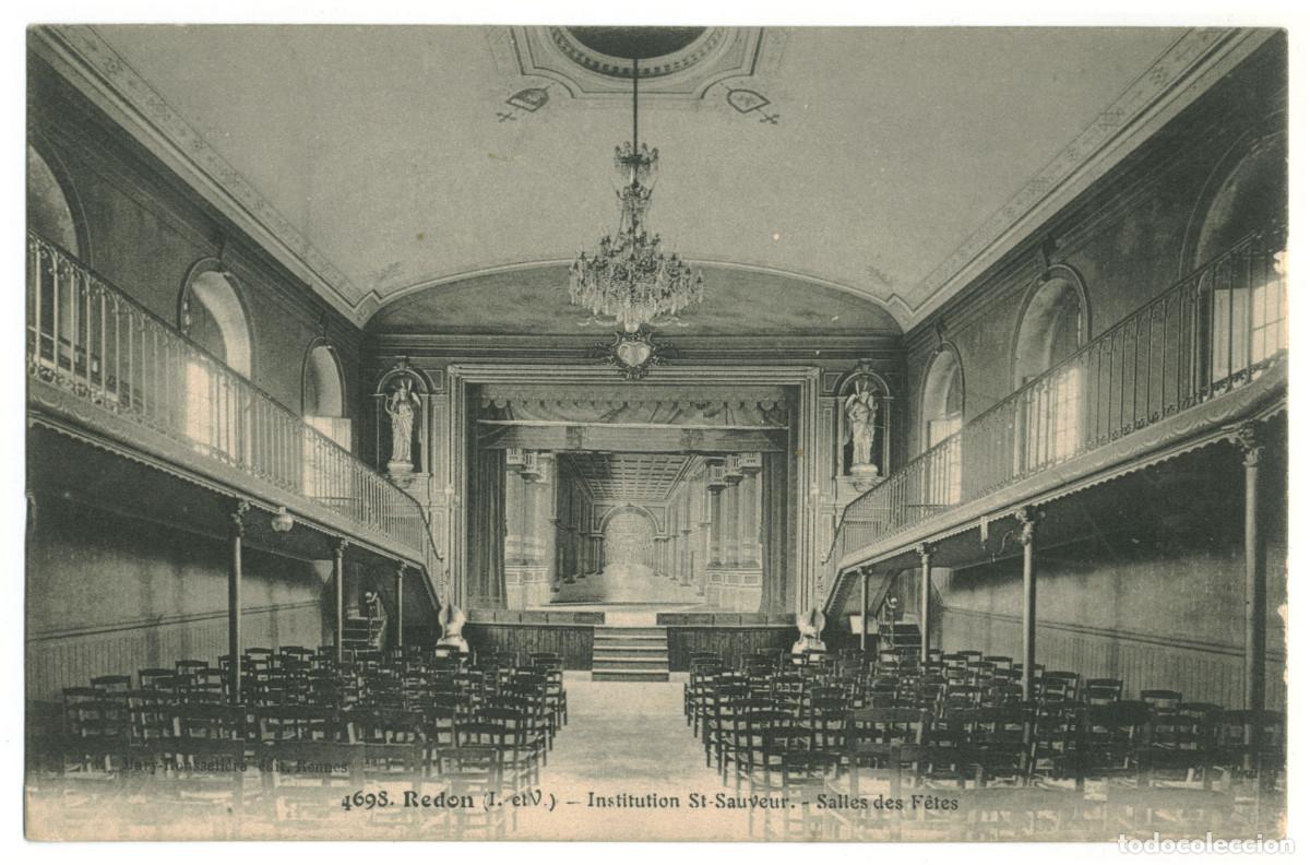 Postales: REDON_Institution Saint Sauveur_Mary Rousseli&egrave;re 4698 / Teatros Francia