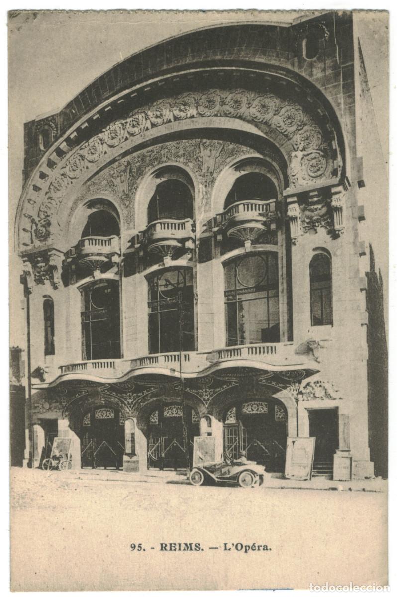 Postales: REIMS_Op&eacute;ra_A. Quentinet 95 / Teatros Francia