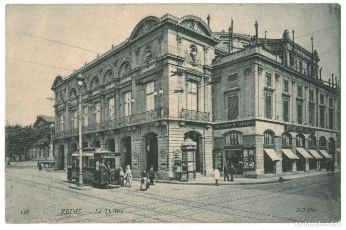 Postales: REIMS_Th&eacute;&acirc;tre_ND 148 / Teatros Francia