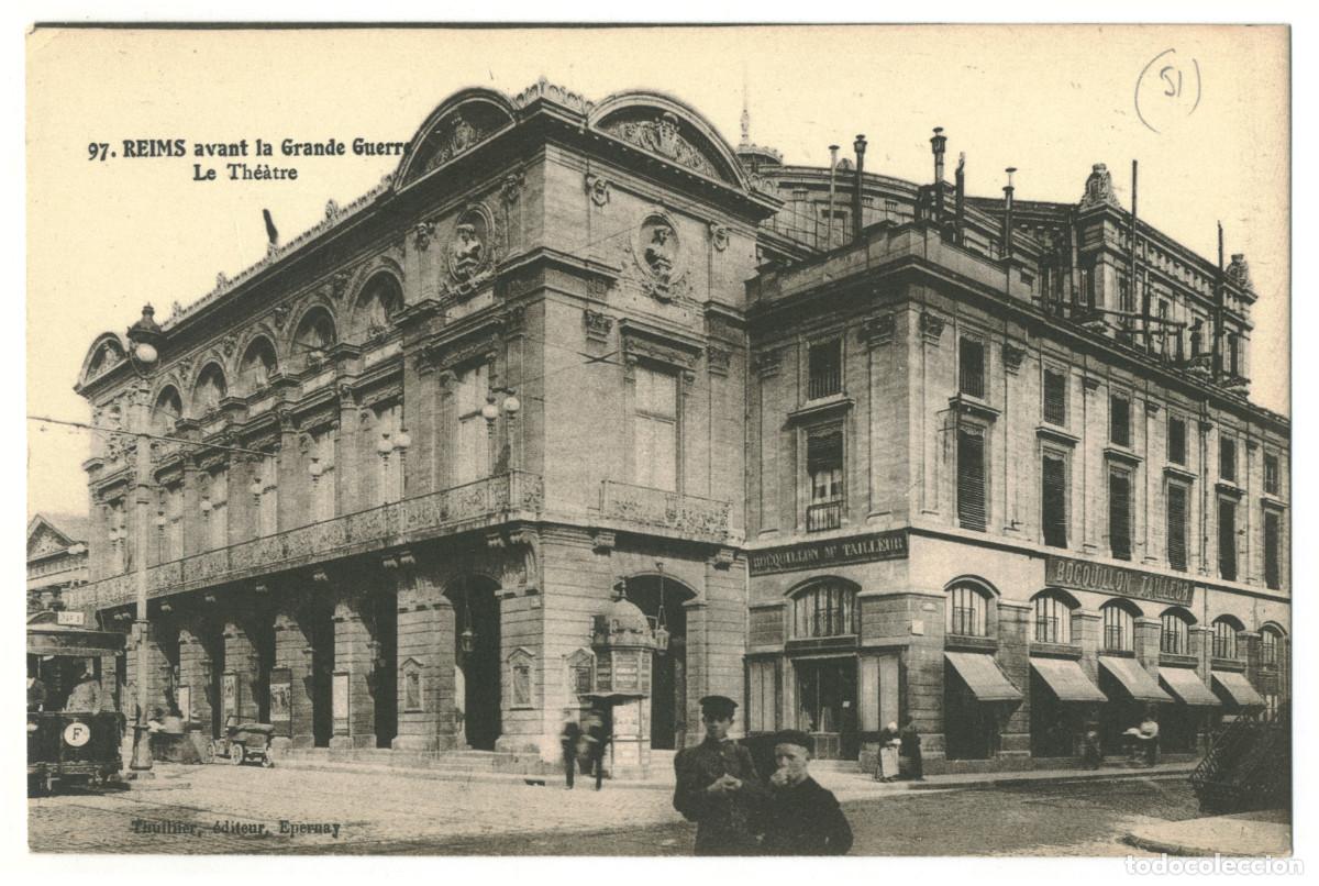 Postales: REIMS_Th&eacute;&acirc;tre_ND 148 / Teatros Francia
