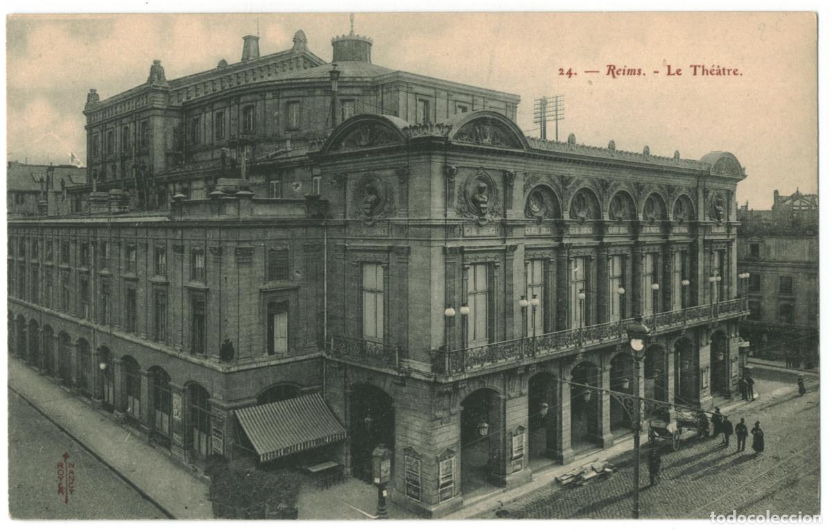 Postais: REIMS_Th&eacute;&acirc;tre_Royer 24 / Teatros Francia