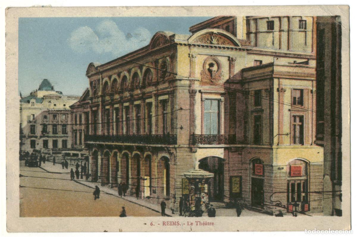 Postais: REIMS_Th&eacute;&acirc;tre_Jacques Fr&eacute;ville 6 / Teatros Francia