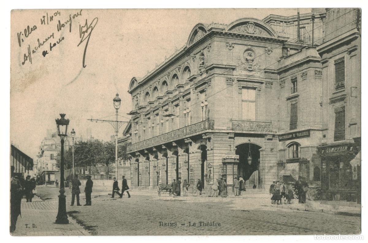 Postais: REIMS_Th&eacute;&acirc;tre_T.D / Teatros Francia