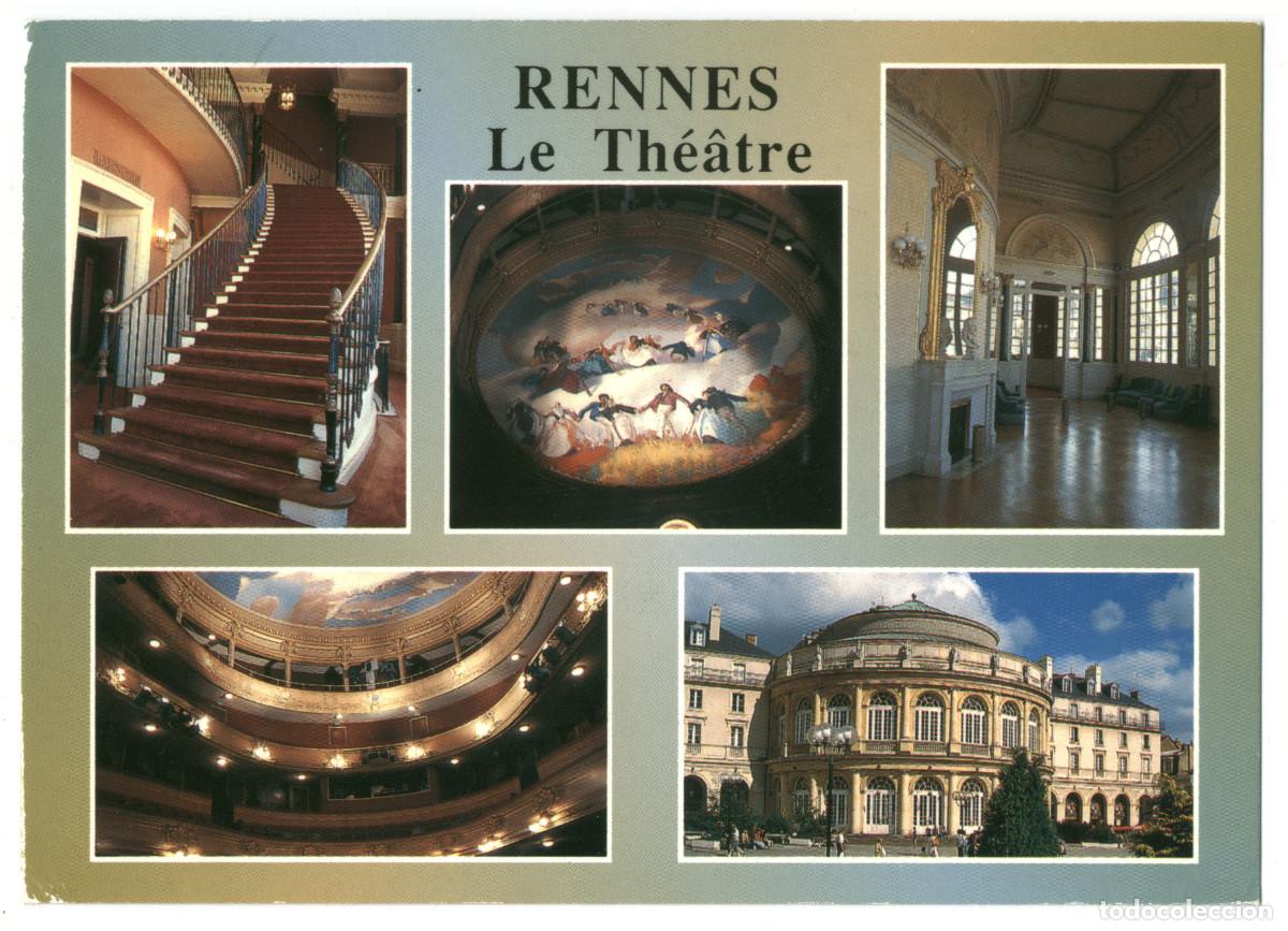 Postkarten: RENNES_The&acirc;tre_Jos 5.4718 / Teatros Francia