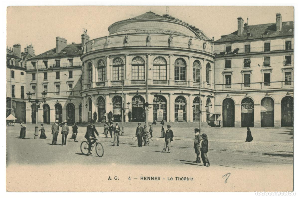 Postkarten: RENNES_The&acirc;tre_A.G. 4 / Teatros Francia