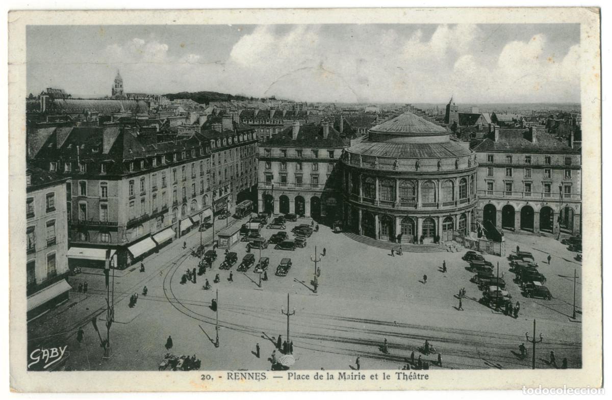 Postkarten: RENNES_The&acirc;tre_Gaby & G. Artaud 20 / Teatros Francia