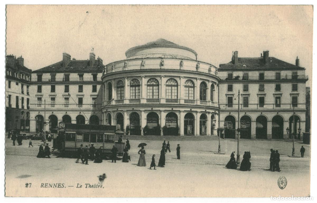 Postcards: RENNES_The&acirc;tre_L&eacute;vy Fils 27 / Teatros Francia