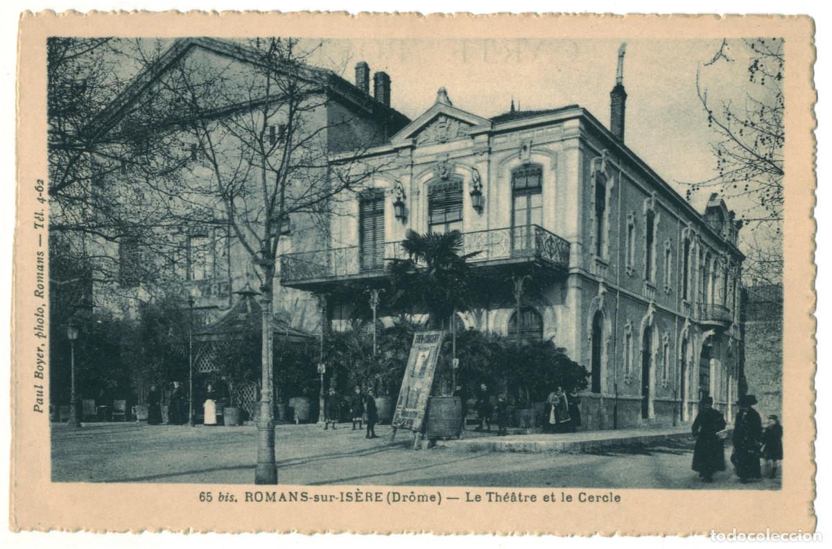 Postcards: ROMANS SUR IS&Egrave;RE_Th&eacute;atre_Paul Bouer 65 bis / Teatros Francia
