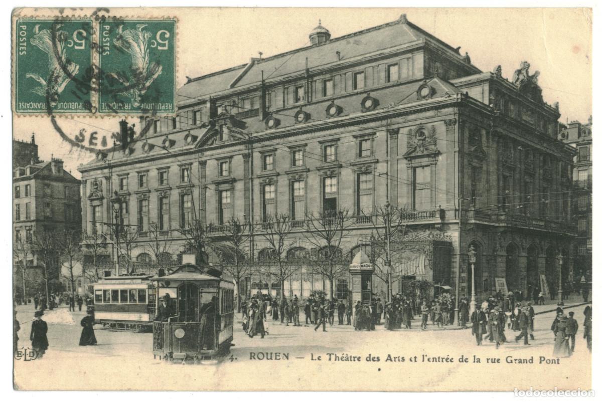 Postales: ROUEN_Th&eacute;&acirc;tre des Arts_ELD 4 / Teatros Francia
