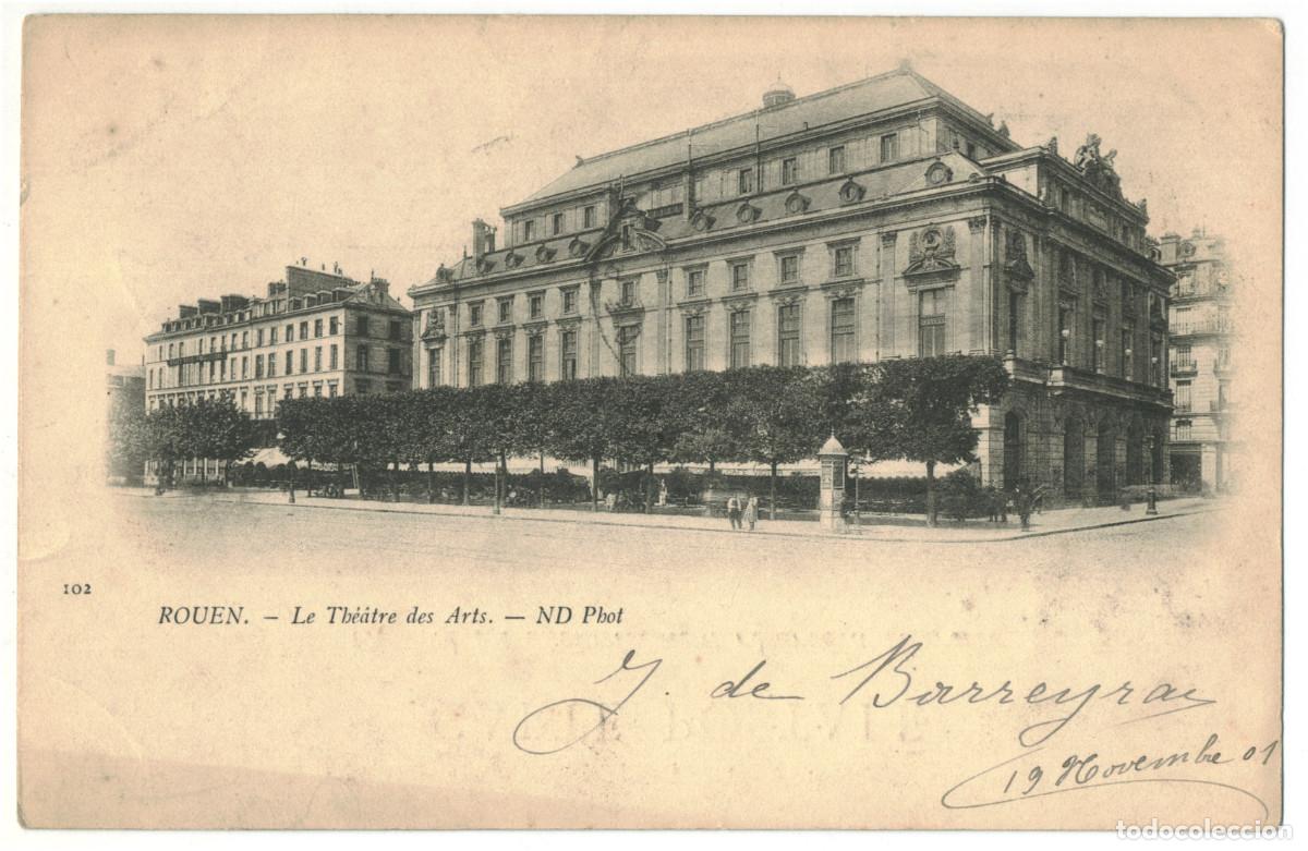 Postales: ROUEN_Th&eacute;&acirc;tre_ND 102 / Teatros Francia