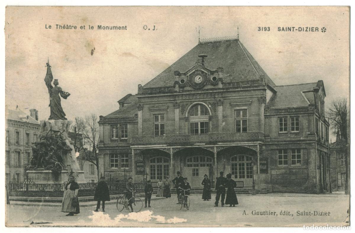 Postales: SAINT DIZIER_Th&eacute;&agrave;tre_A. gauthier 3193 / Teatros Francia