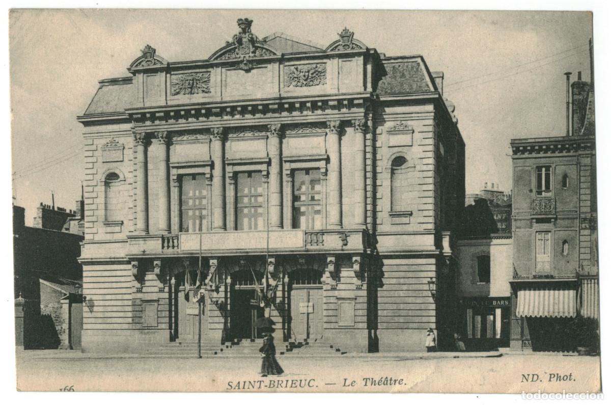 Postales: SAINT BRIEUC_Th&eacute;&acirc;tre_ND 166 / Teatros Francia