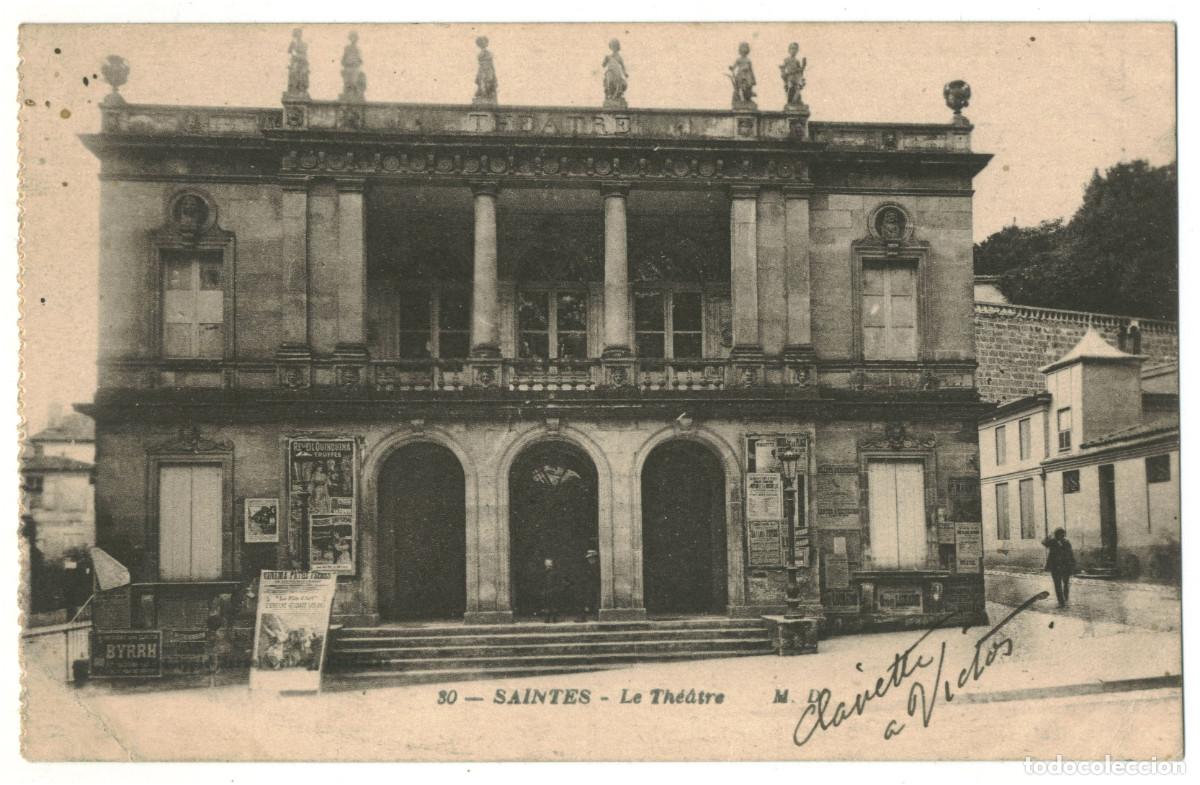 Postales: SAINTES_Th&eacute;&agrave;tre_M.D. 30 / Teatros Francia