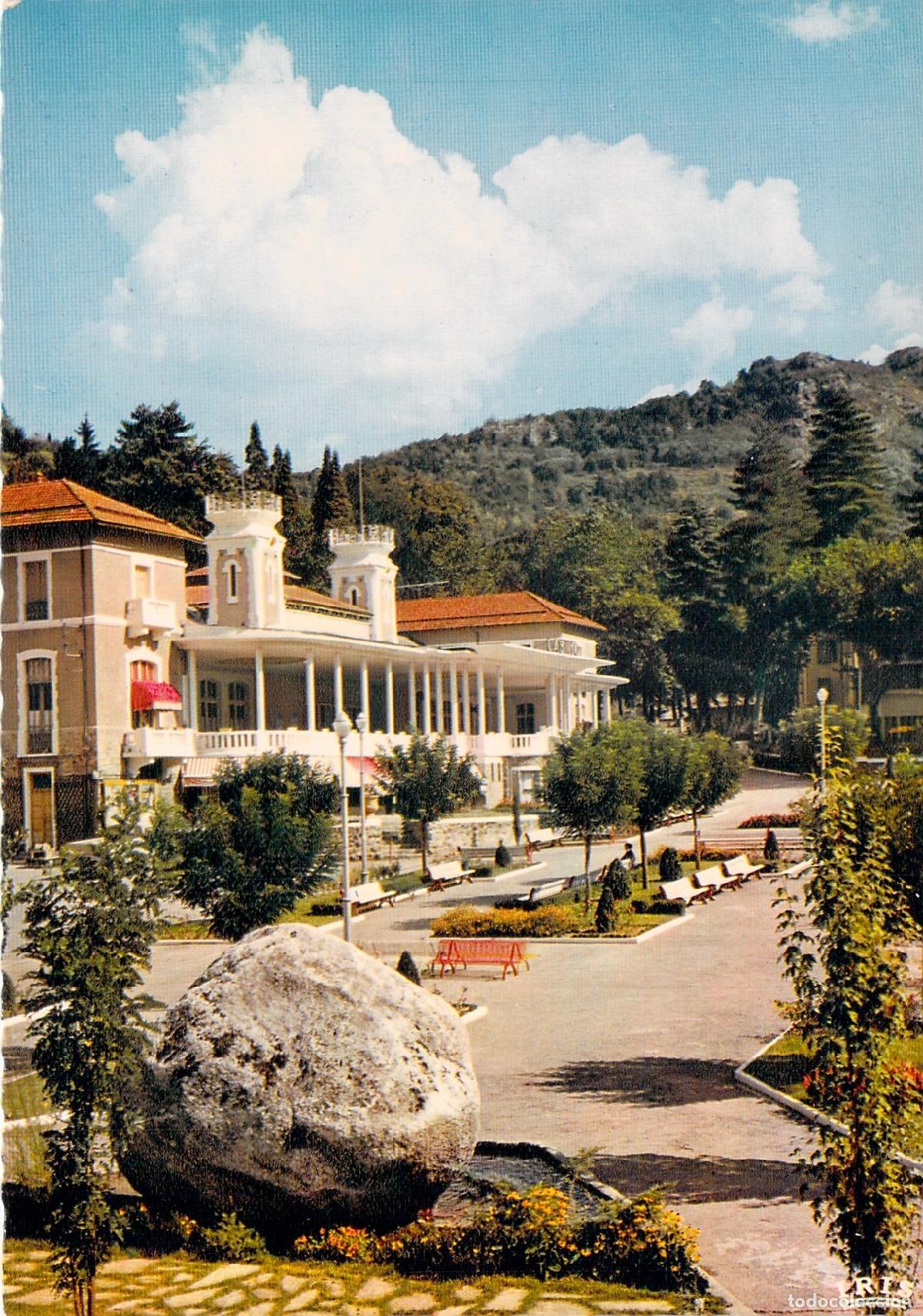 Postales: Postal de Ax-les-Thermes Ari&egrave;ge Francia Casino y Paseos