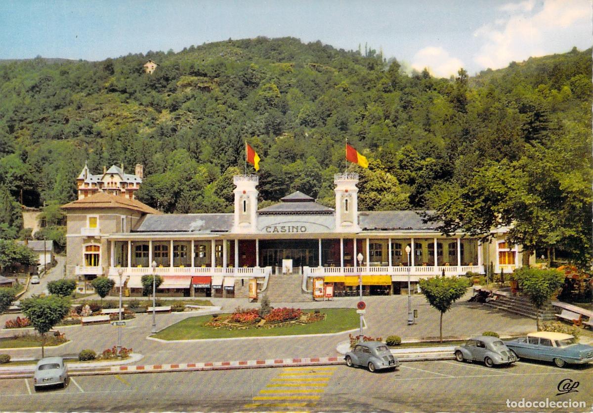 Postales: Postal Tur&iacute;stica del Casino de Ax-les-Thermes, Francia