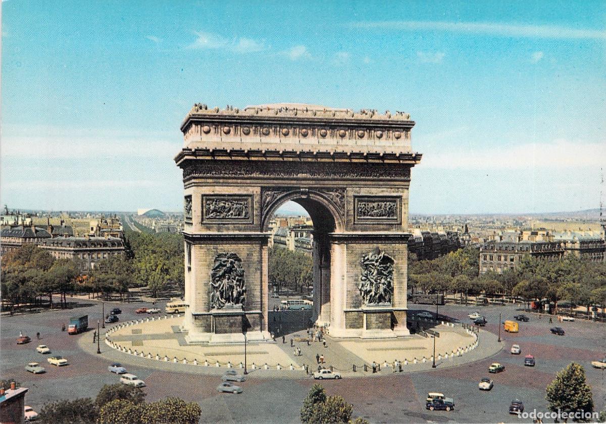 Postales: Postal de Par&iacute;s, Francia - El Arco de Triunfo de la Estrella