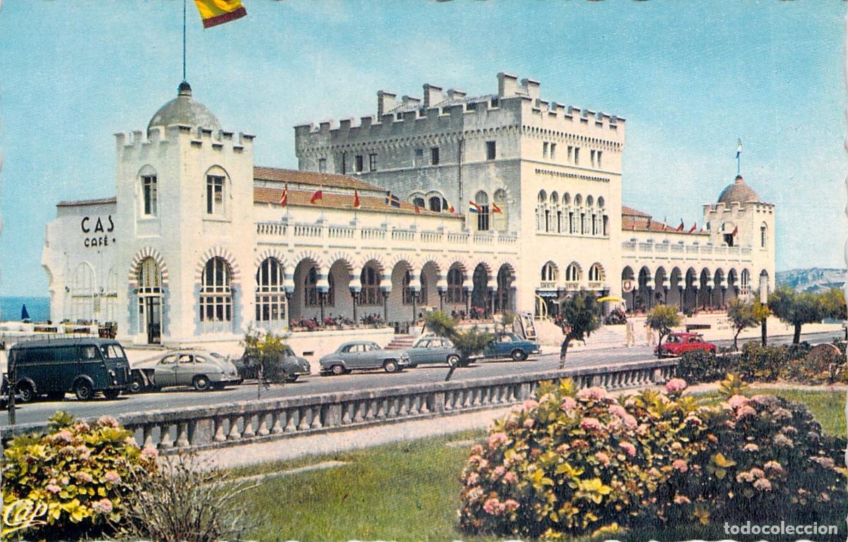 Postales: Postal del Casino de Hendaya, Frontera Franco-Espa&ntilde;ola
