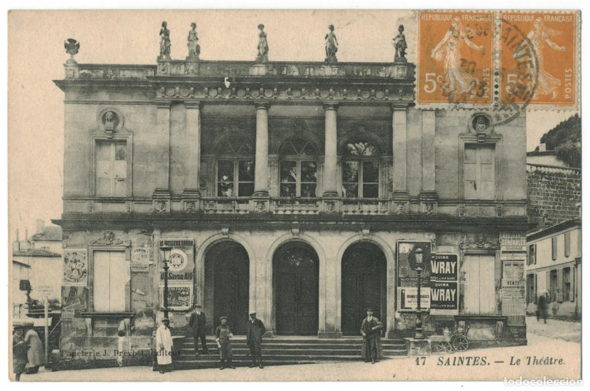 Postales: SAINTES_Th&eacute;&agrave;tre_L&eacute;vy Fils 17 / Teatros Francia