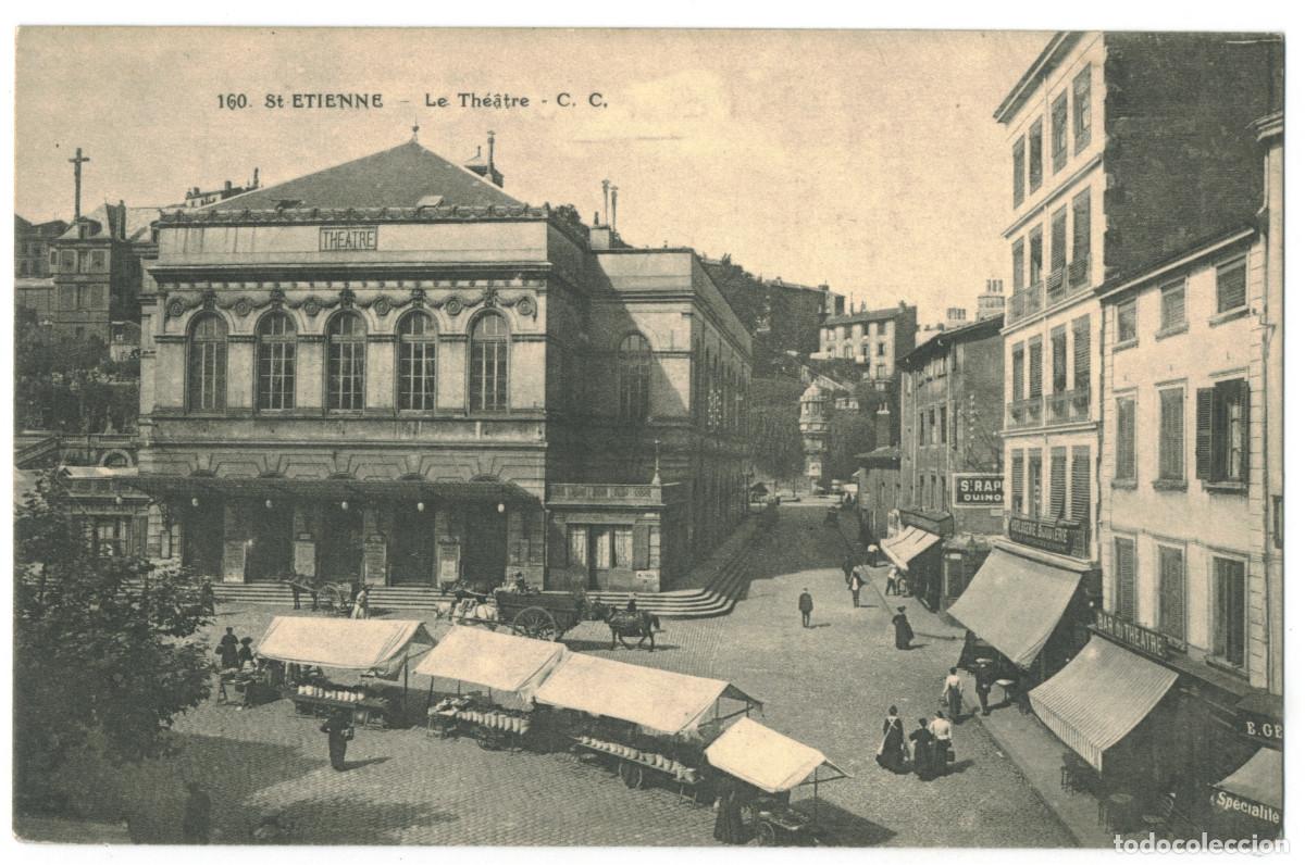 Postales: SAINT ETIENNE_Th&eacute;&acirc;tre_C.C. 160 / Teatros Francia