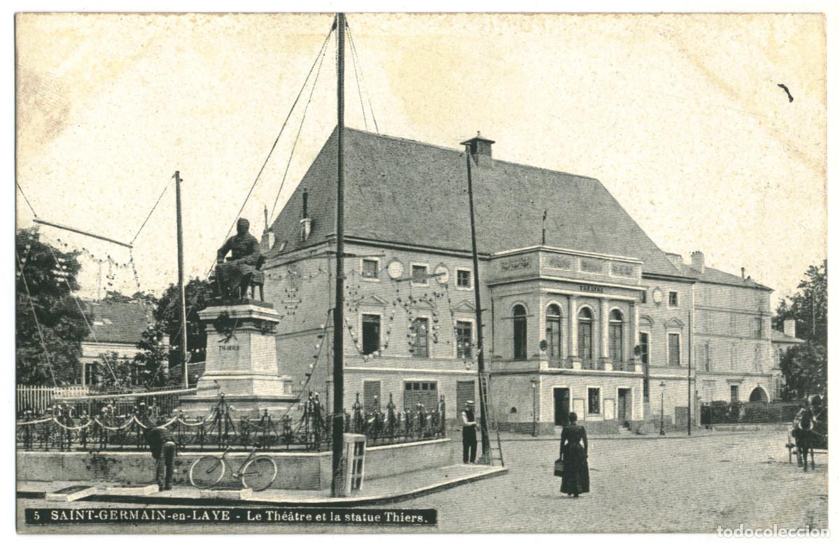 Postales: SAINT GERMAIN EN LAYE_Th&eacute;&acirc;tre_Aqua et L.V. 5 / Teatros Francia