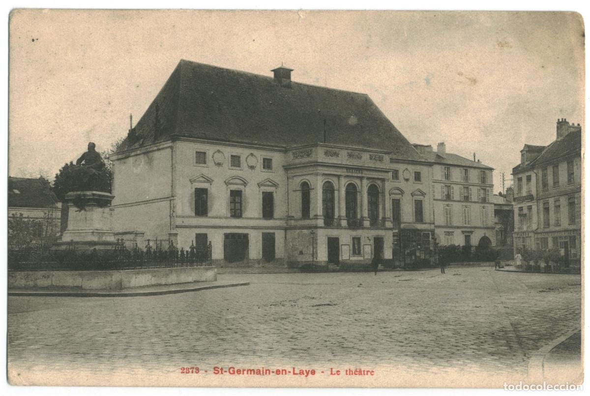 Postales: SAINT GERMAIN EN LAYE_Th&eacute;&acirc;tre_A. rep et Filliette 2373 / Teatros Francia