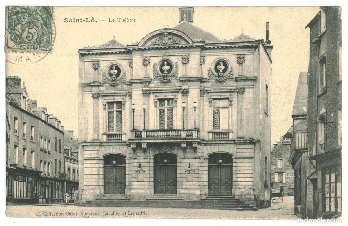 Postales: SAINT L&Ocirc;_Th&eacute;&acirc;tre_Bazar Normand Lavalley et Leperdriel / Teatros Francia